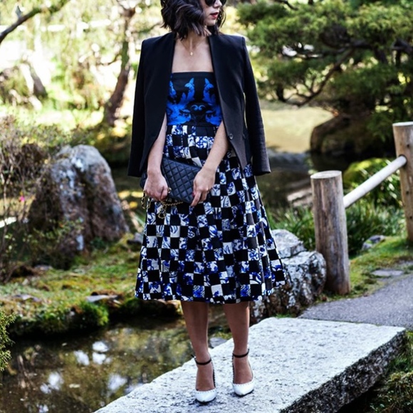 Tibi Rococo Check Statement Dress - Picture 3 of 4